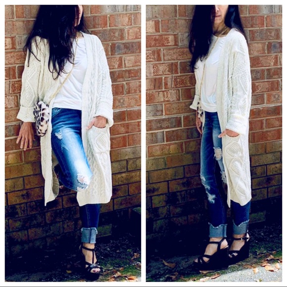 ✨LAST ONE ✨PARIS ✨knit long oversized cardi/jacket - Picture 6 of 8
